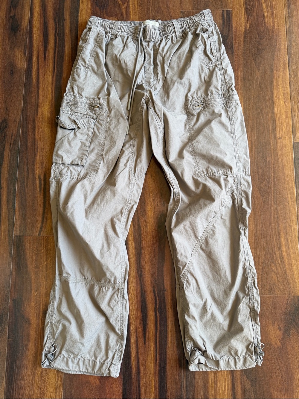 Standard Cloth Urban Outfitters Cargo Drawstring Pants Gray Large